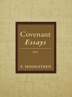 cover image of Covenant Essays